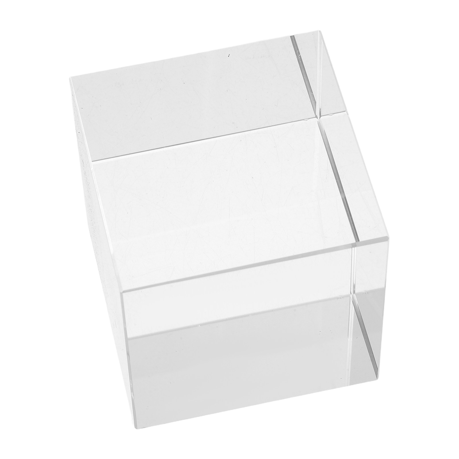 Paper Weight Crystal - Poids-papier carré en cristal transparent, bloc