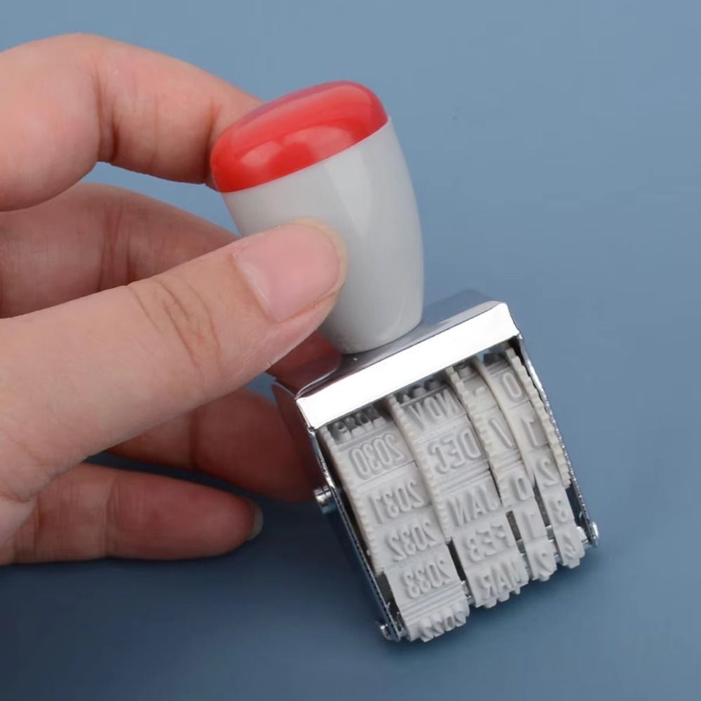 Rubber Date Stamp - Tampon dateur numérique pratique, tampon rotatif