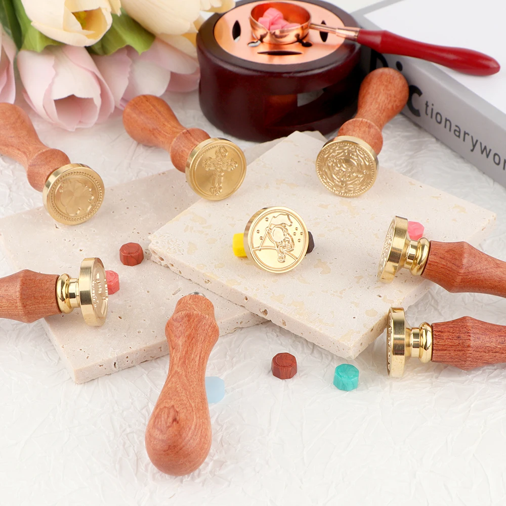 Ensemble de tampons de sceau d - Wax Seal Stamp Set avis et prix