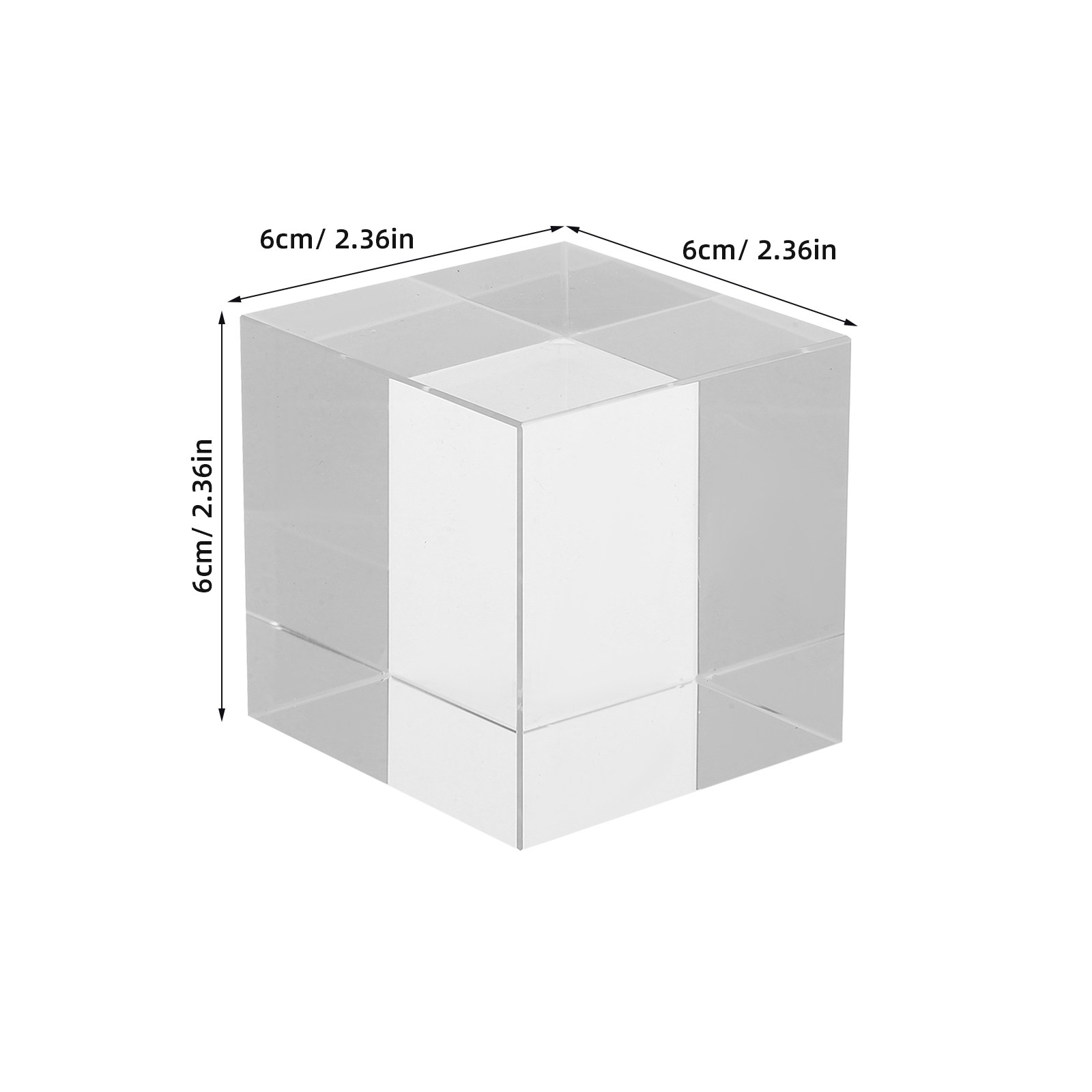 Poids-papier carré en cristal  - Paper Weight Crystal avis et prix
