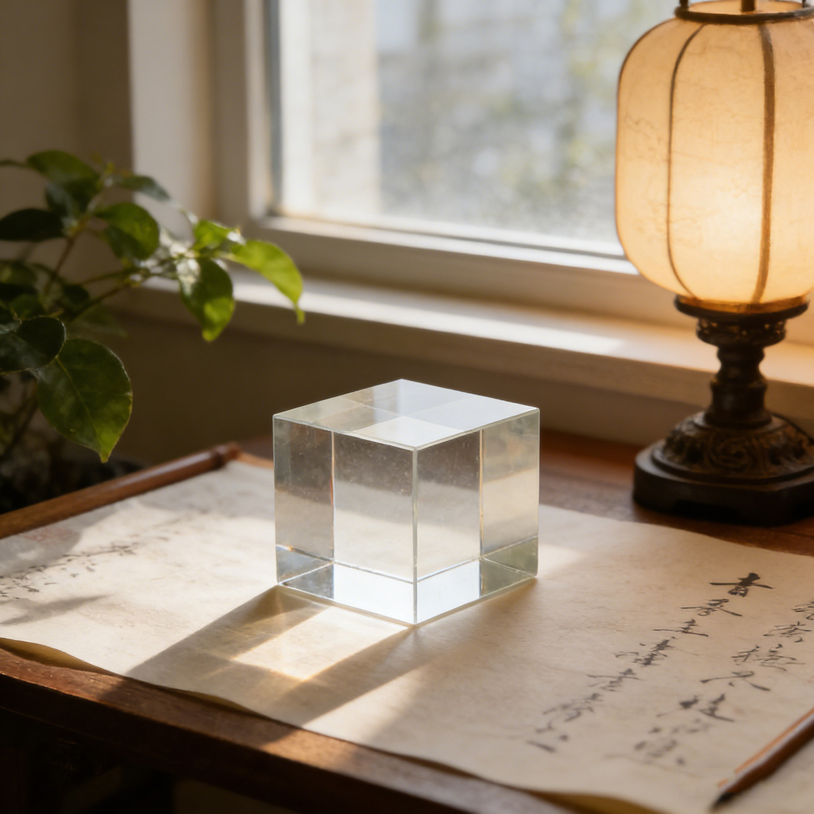 Poids-papier carré en cristal  - Paper Weight Crystal avis et prix