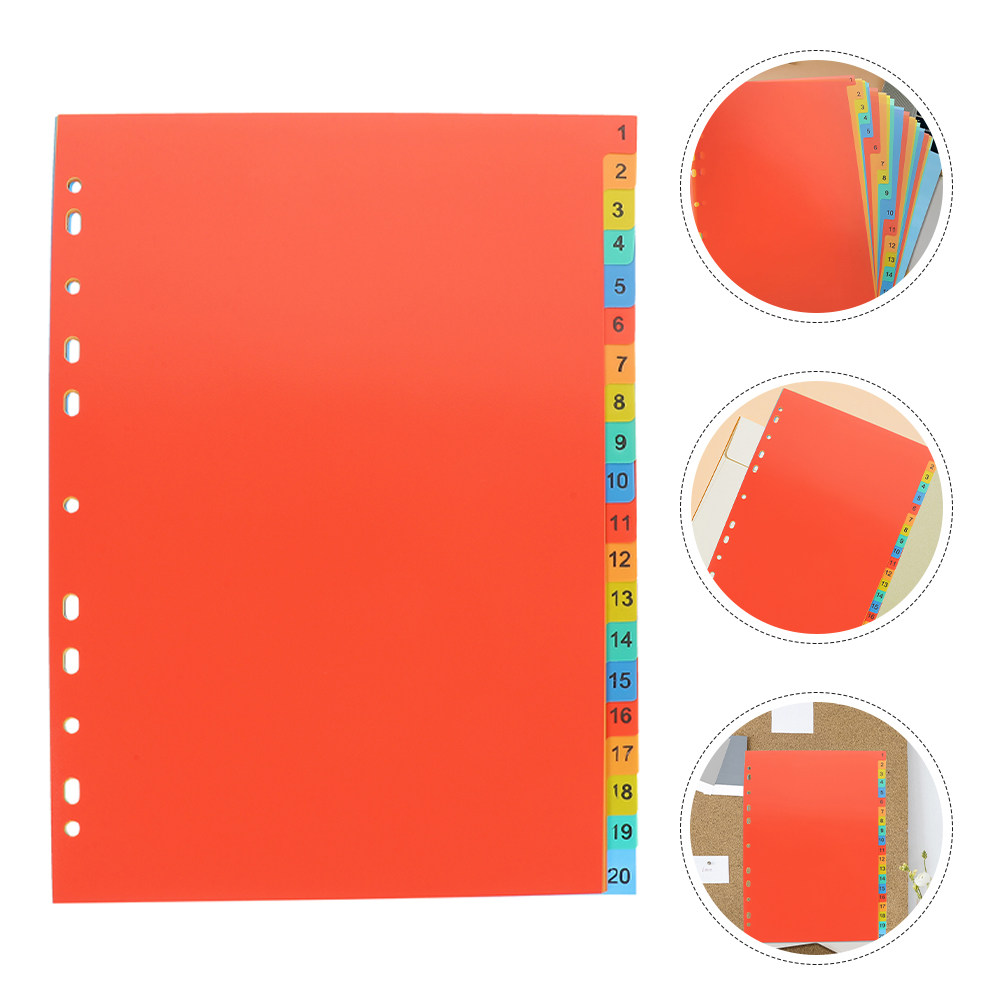 2 jeux de séparateurs d'index  - Tab Divider A4 avis et prix