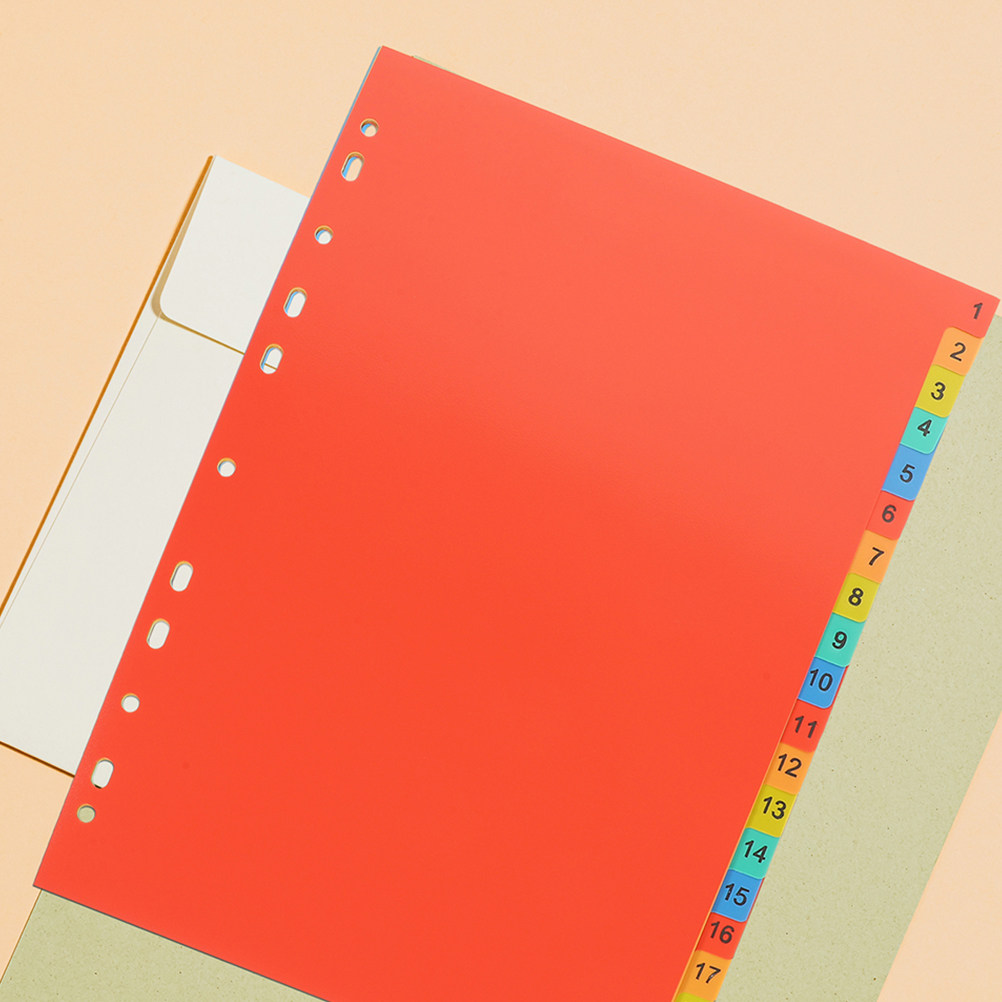 2 jeux de séparateurs d'index  - Tab Divider A4 avis et prix