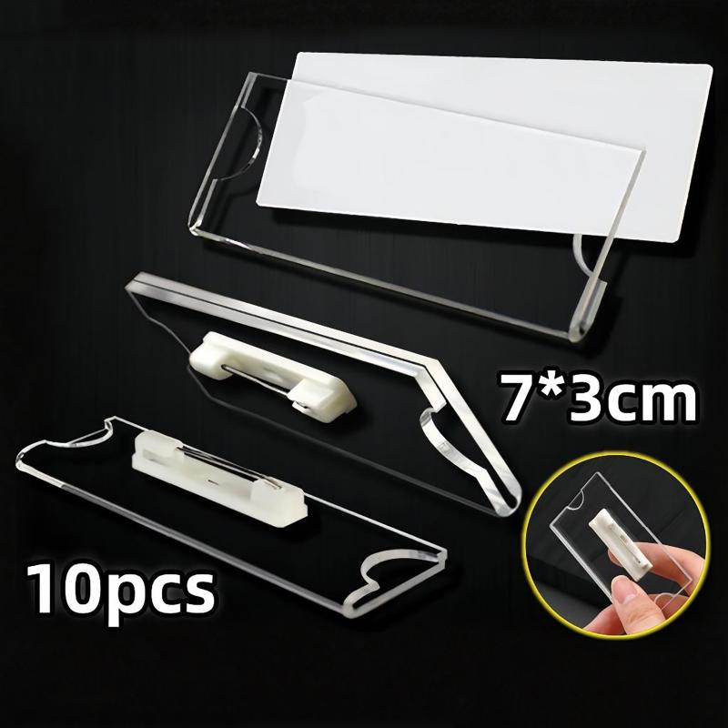 Clip de sécurité transparent,  - Index Card Holder avis et prix