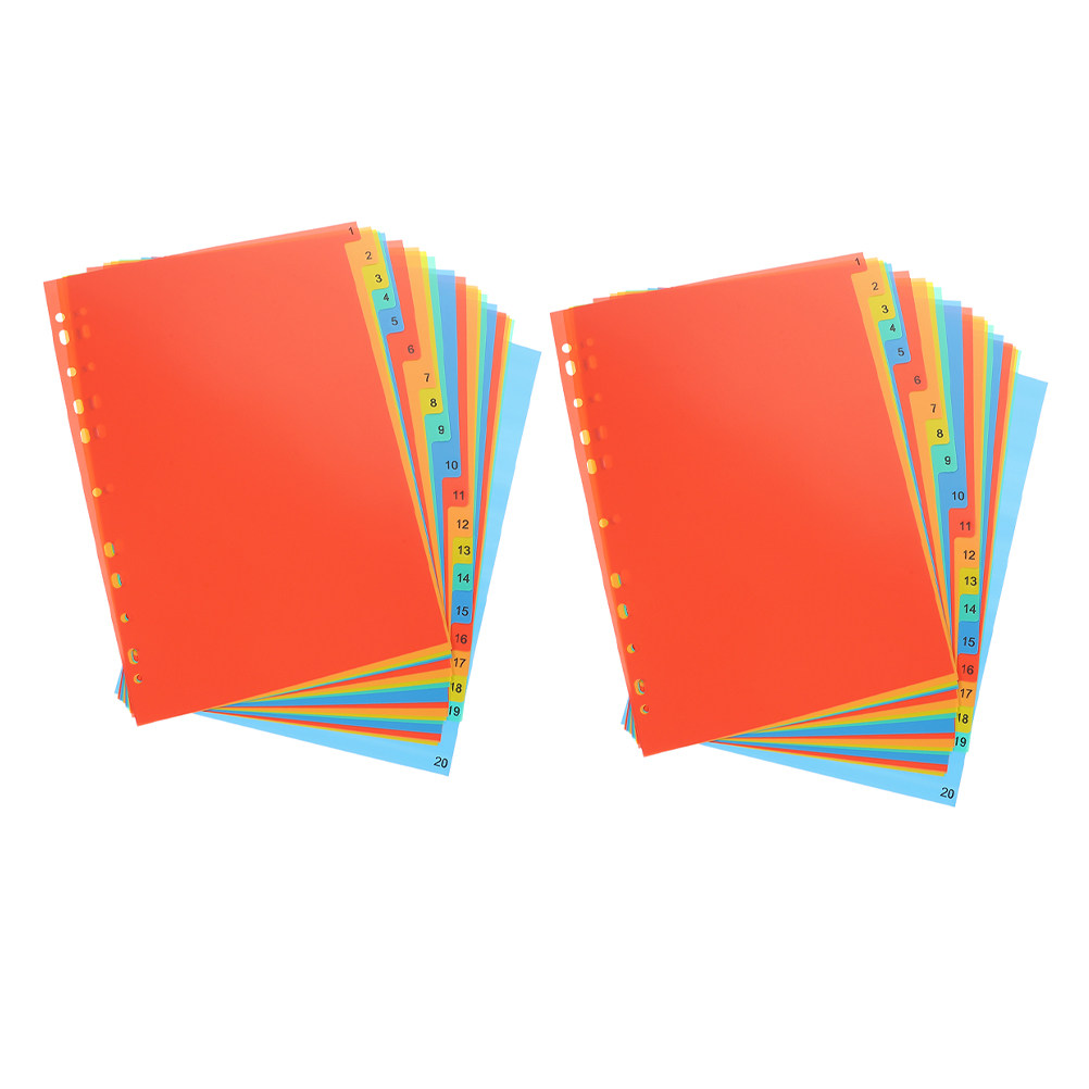 2 jeux d'organisateurs de doss - Tab Divider A4 avis et prix
