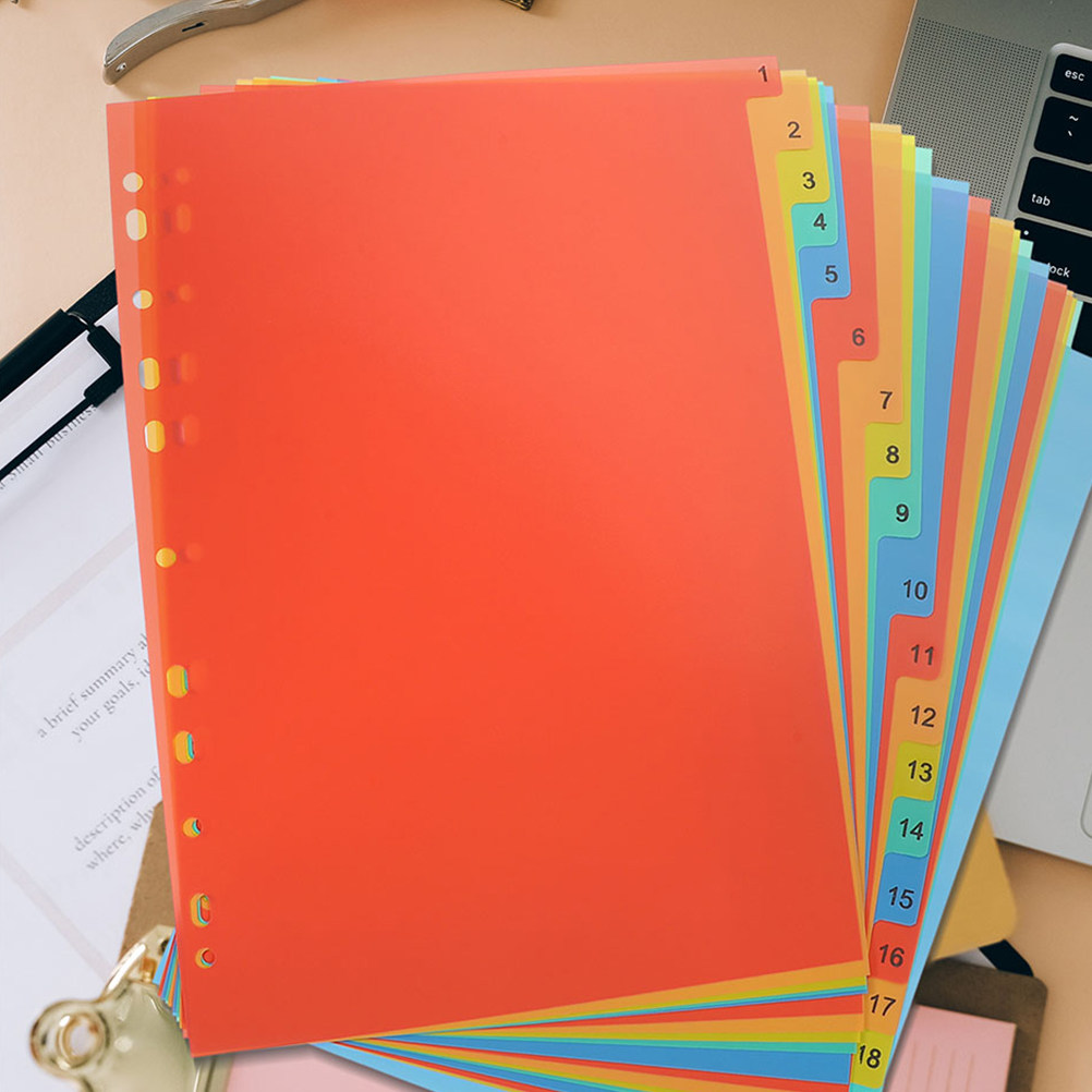 2 jeux d'organisateurs de doss - Tab Divider A4 avis et prix