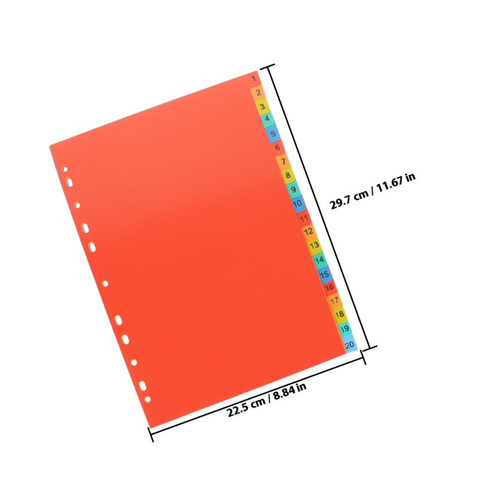 2 jeux d'organisateurs de doss - Tab Divider A4 avis et prix