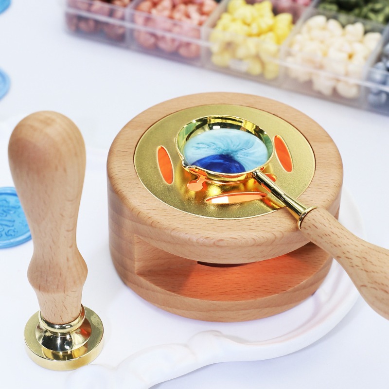 Kit de four à cire pour sceaux - Wax Seal Stamp Set avis et prix