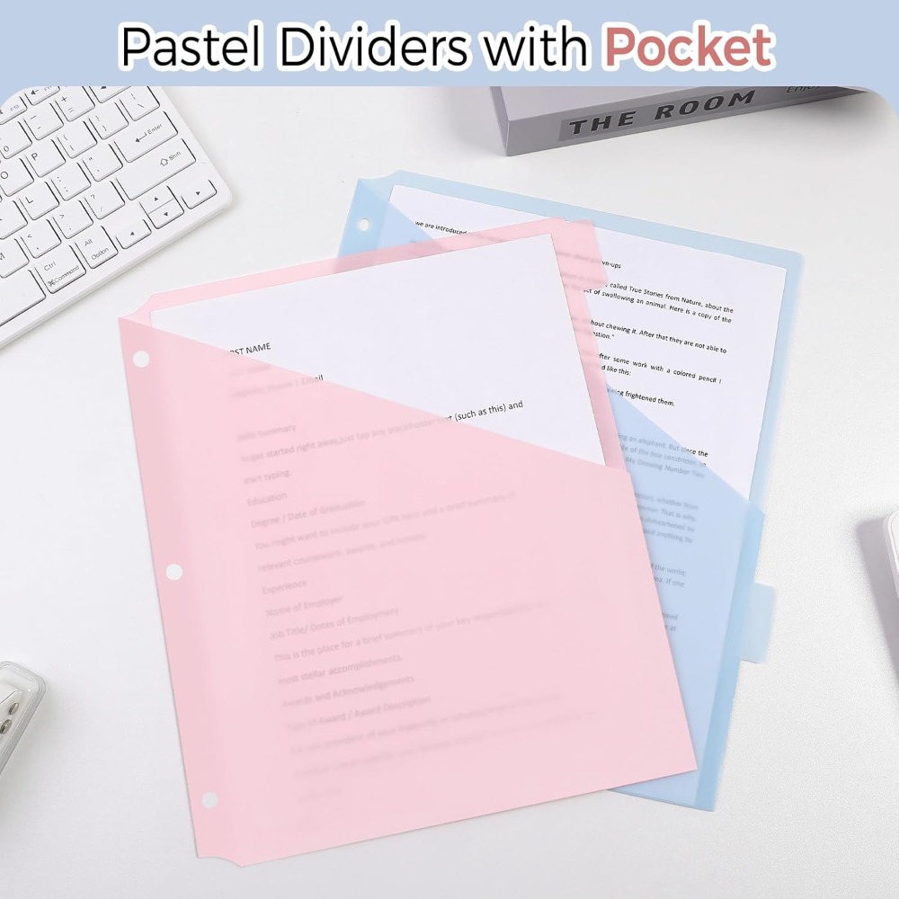 8 pièces, intercalaires de cla - Tab Divider A4 avis et prix