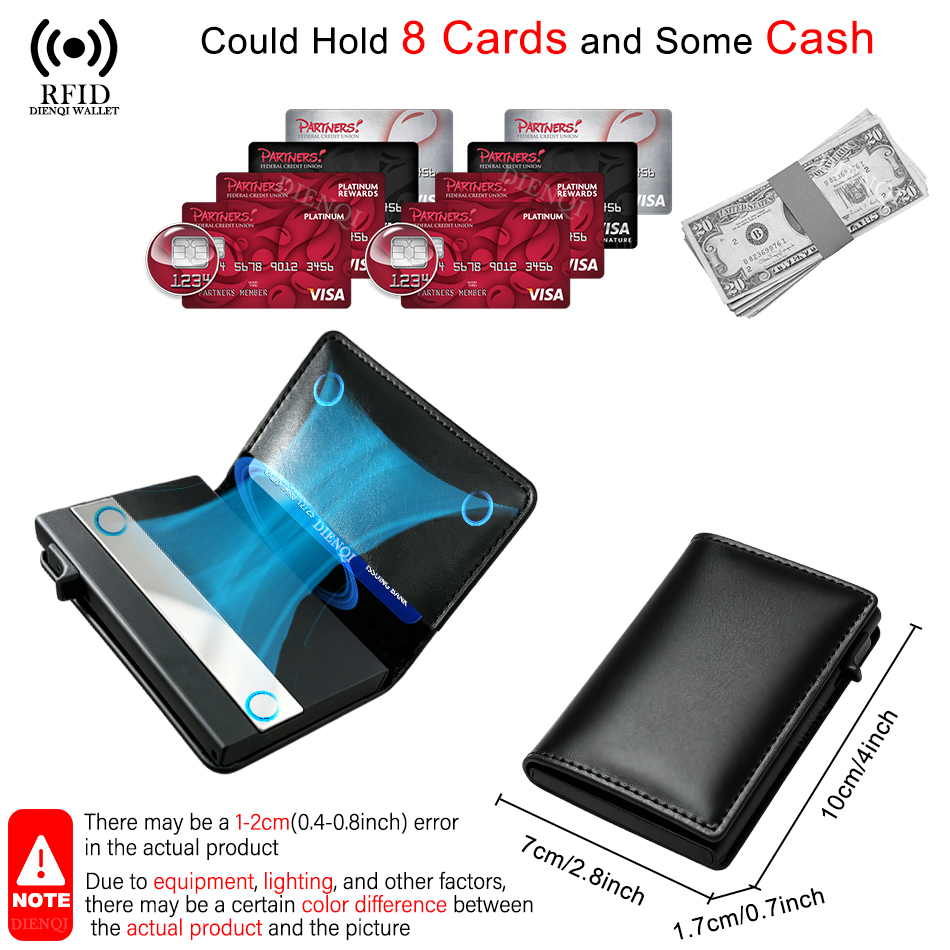 Porte-cartes de crédit RFID de - Index Card Holder avis et prix