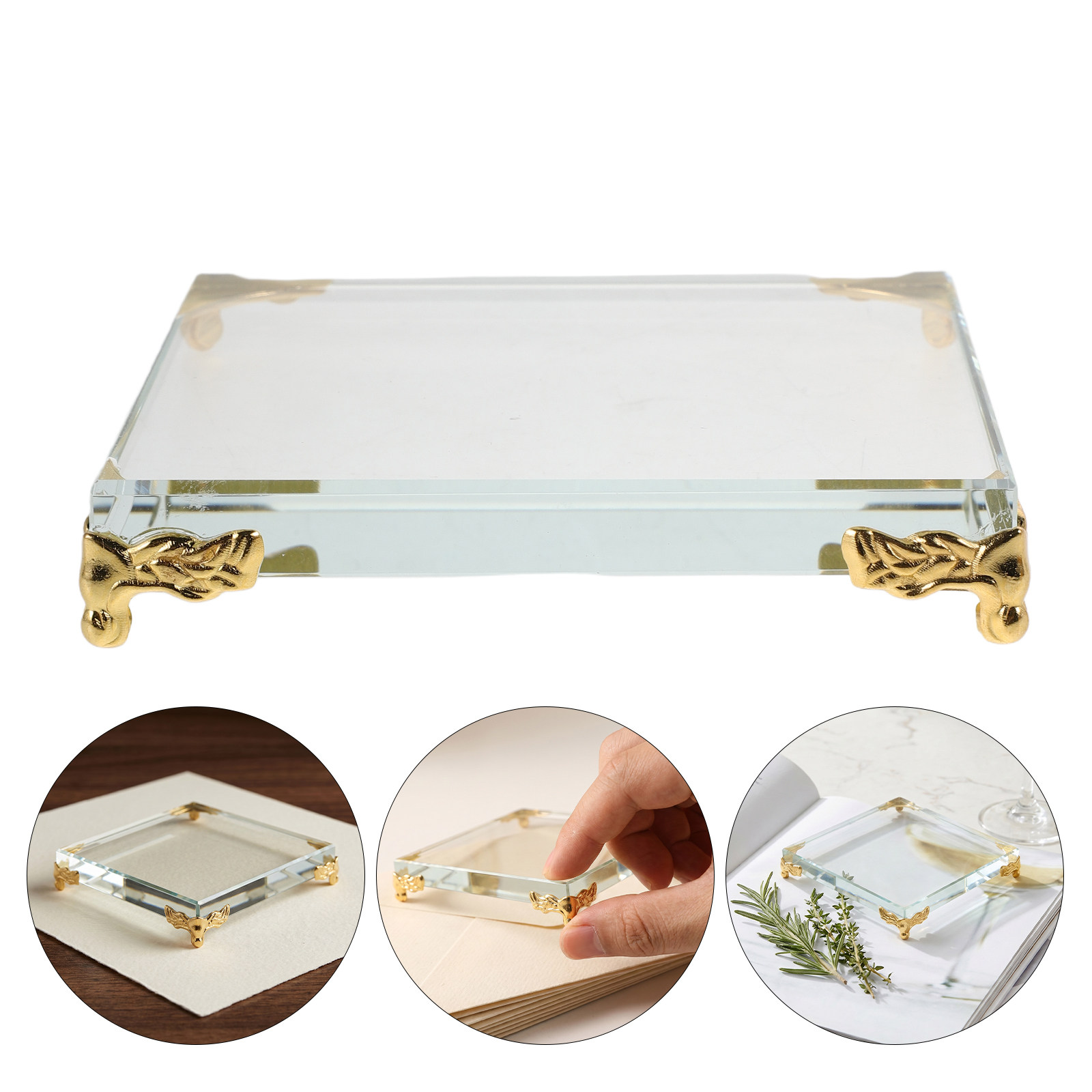 Poids de bureau carré en crist - Paper Weight Crystal avis et prix